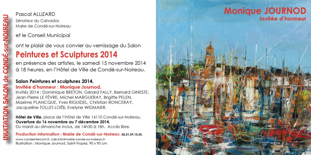 Invitation Salon Condé-sur-Noireau 2014